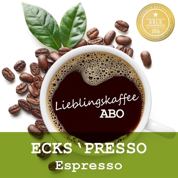 ECK'SPRESSO Espresso im ABO: 2x 500g / Monat